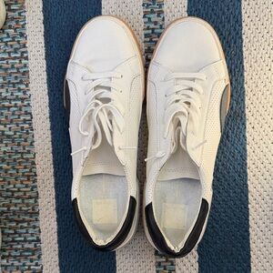 Dolce Vita White and Black Women's Sneakers